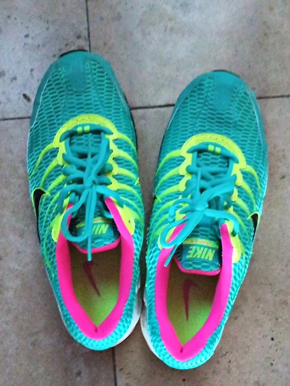 Nike Free 5.0 Sneakers Blue & Green